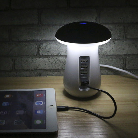 Mushroom LED Lamp Multi-USB Charger 🍄💡