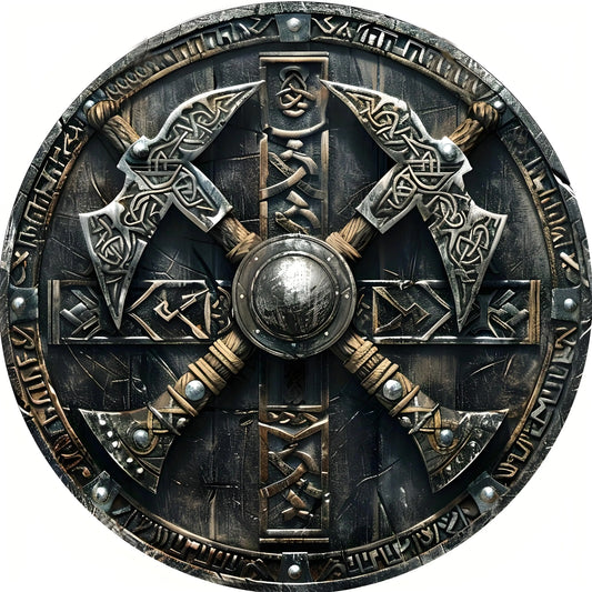Viking Axes Welcome Sign