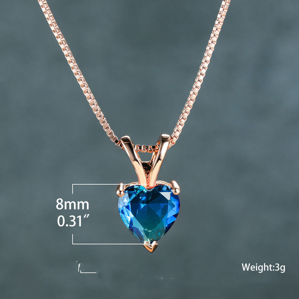 Handmade Love Tourmaline Stone Necklace 💝
