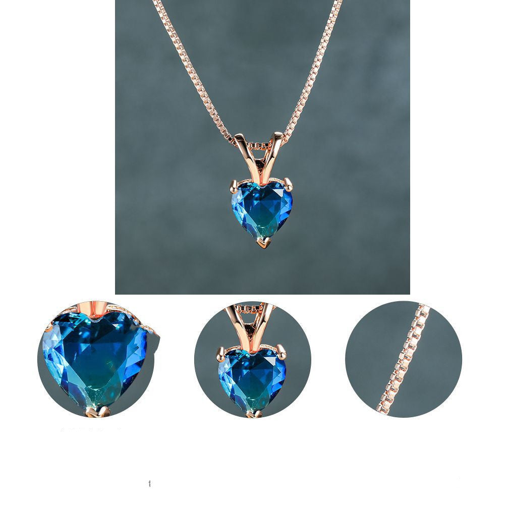 Handmade Love Tourmaline Stone Necklace 💝