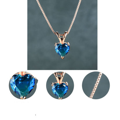 Handmade Love Tourmaline Stone Necklace 💝