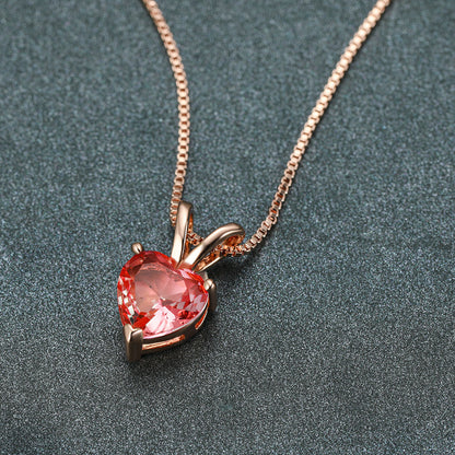 Handmade Love Tourmaline Stone Necklace 💝