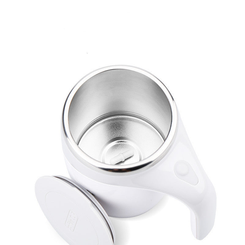 Magnetized Self-Stirring Cup