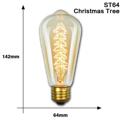 Edison Retro Lamp Incandescent light Bulb E27 220V/110V 40W 💡