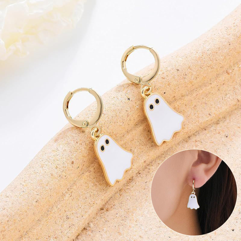 Ghost Loop Earrings 👻