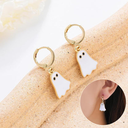 Ghost Loop Earrings 👻