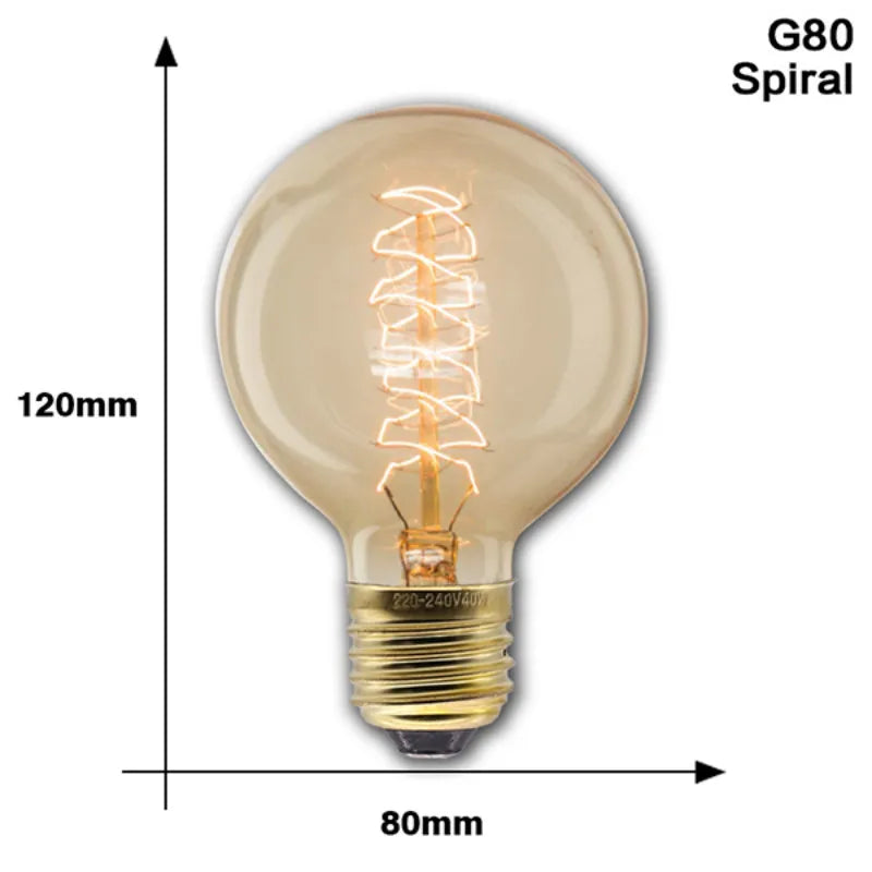 Edison Retro Lamp Incandescent light Bulb E27 220V/110V 40W 💡