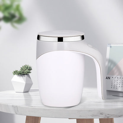 Magnetized Self-Stirring Cup