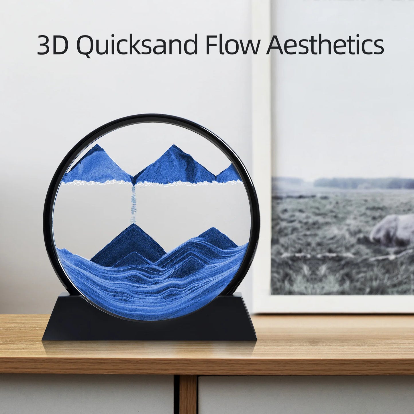 Round Sand Art Hourglass