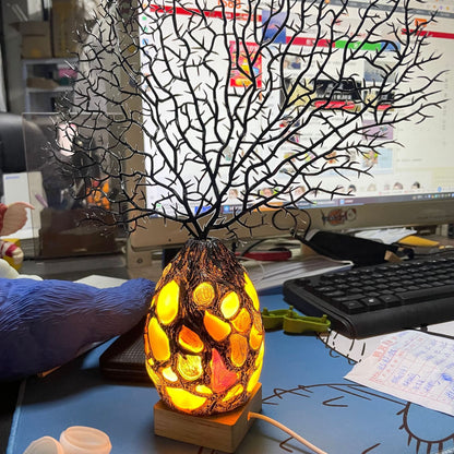 Ancient Tree Accent Gem Lamp