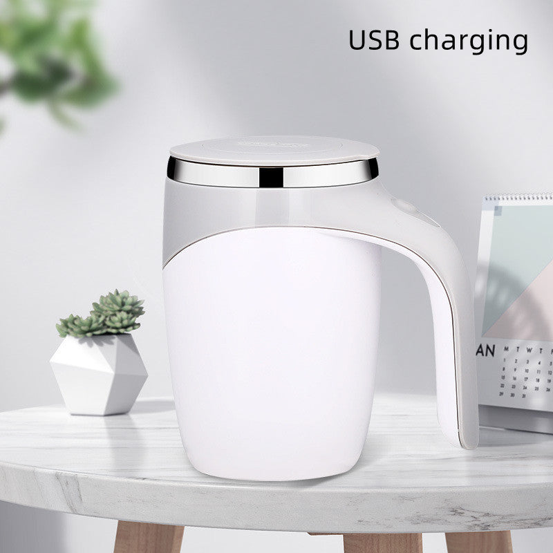 Magnetized Self-Stirring Cup