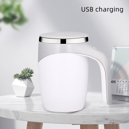 Magnetized Self-Stirring Cup