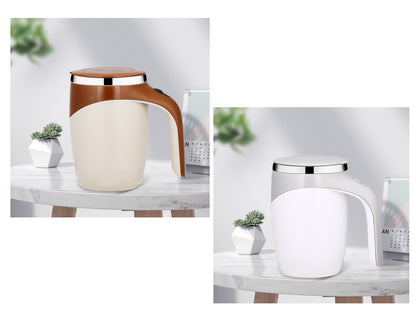 Magnetized Self-Stirring Cup