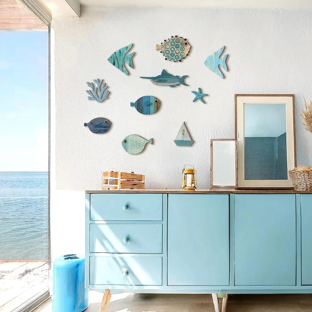 Handmade Ocean Wall Art Set