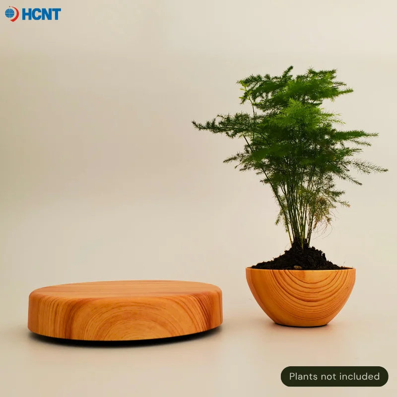 Red Magnetic Levitation / Rotation Pot