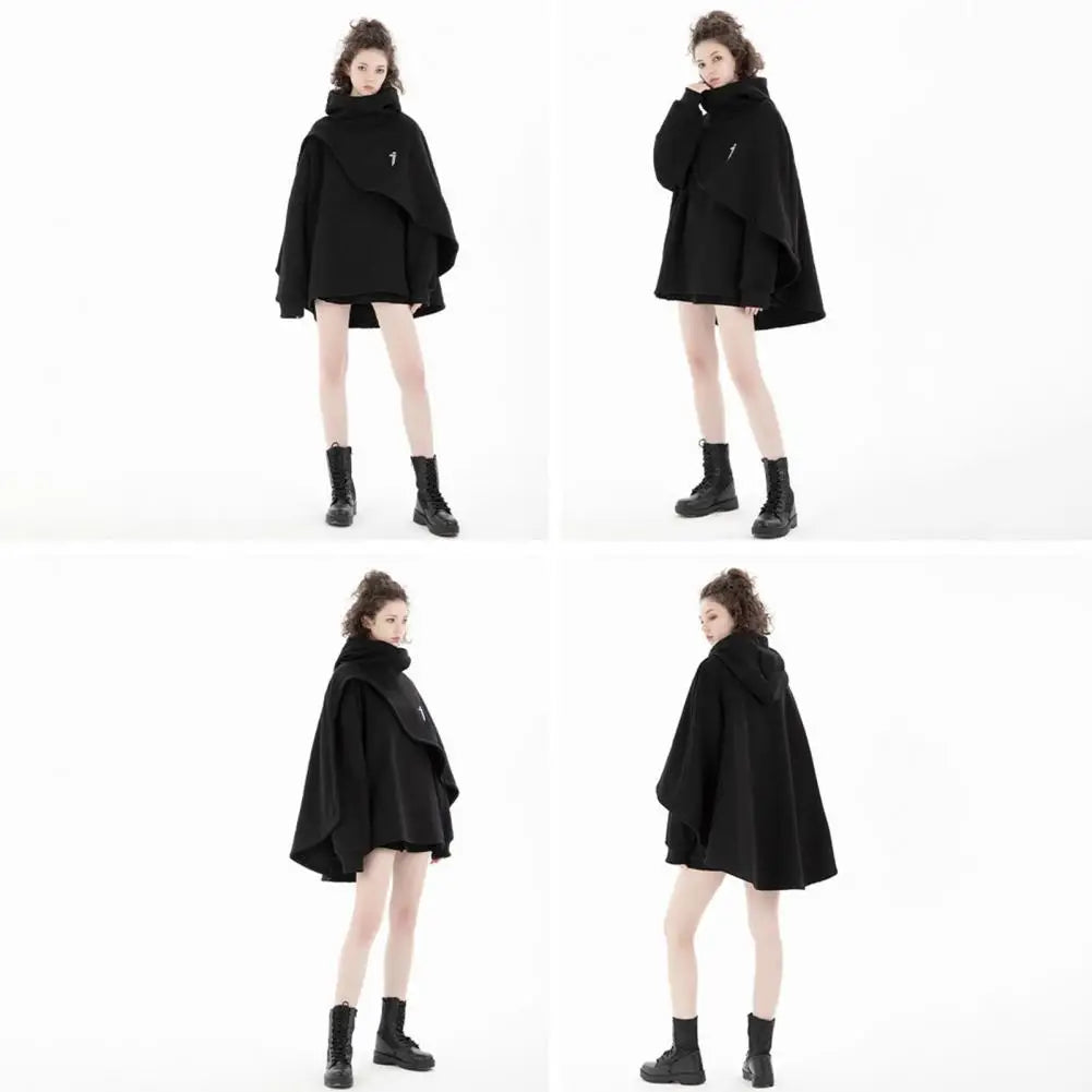 Poncho Irregular Design Unisex Hoodie