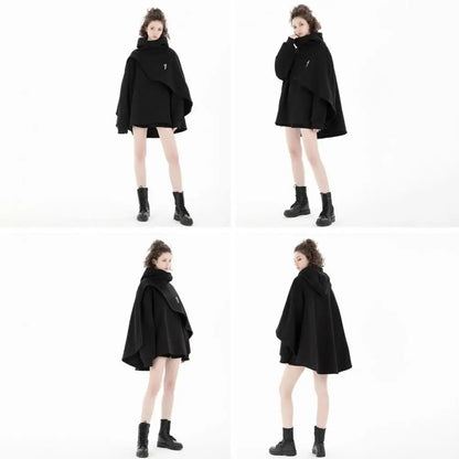 Poncho Irregular Design Unisex Hoodie