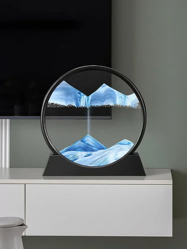 Round Sand Art Hourglass