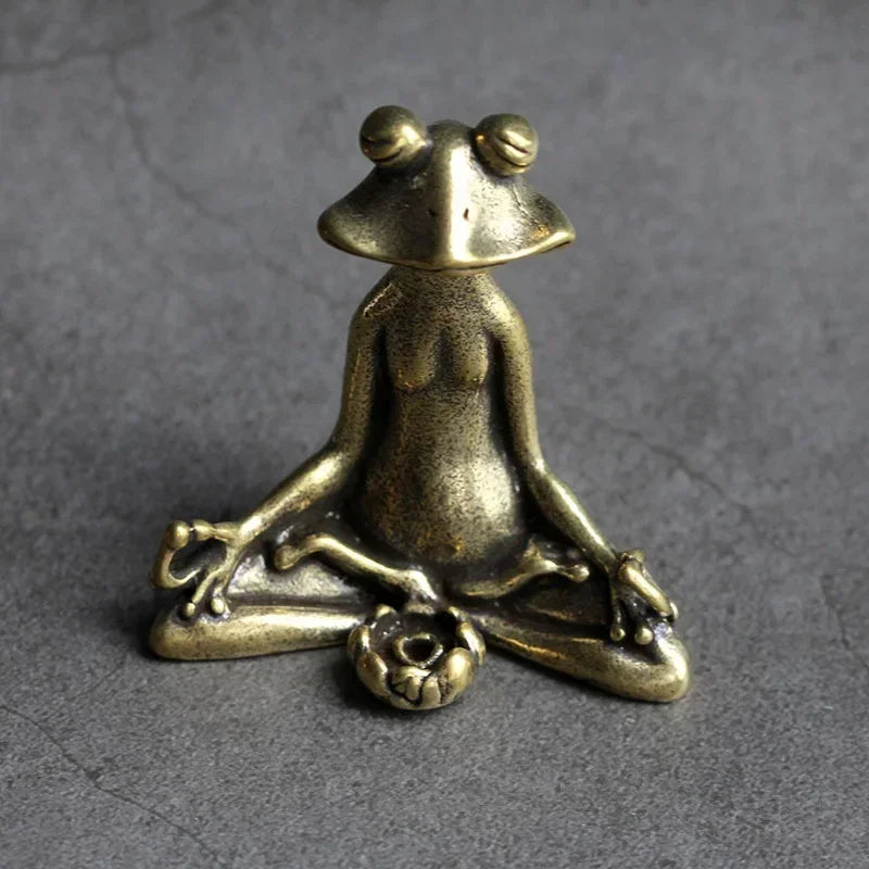 Copper Frog Incense Holder 🐸