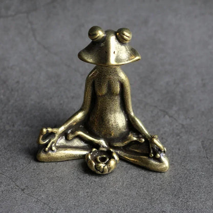 Copper Frog Incense Holder 🐸