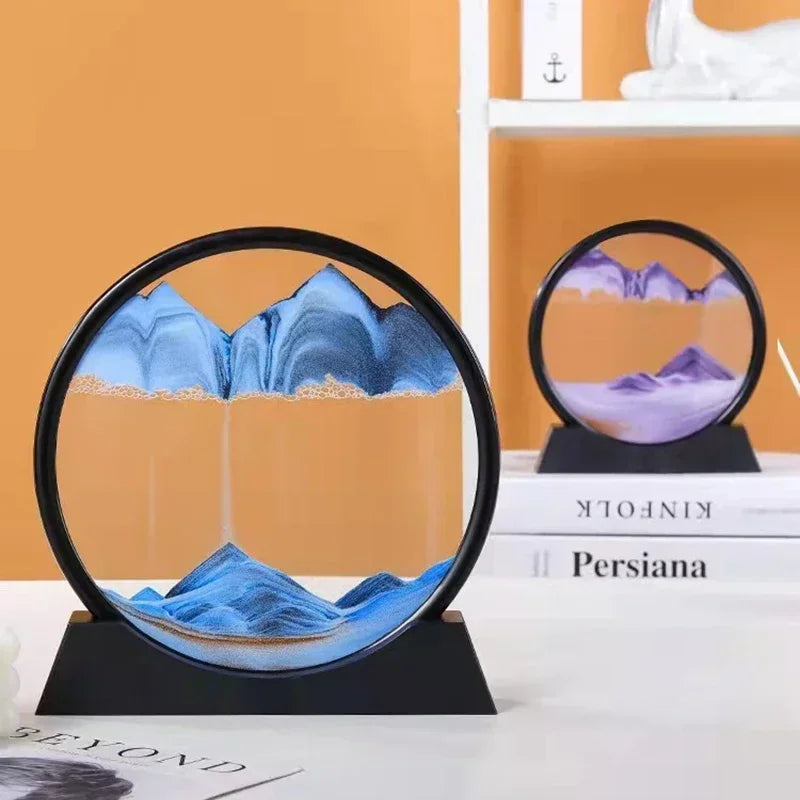 Round Sand Art Hourglass