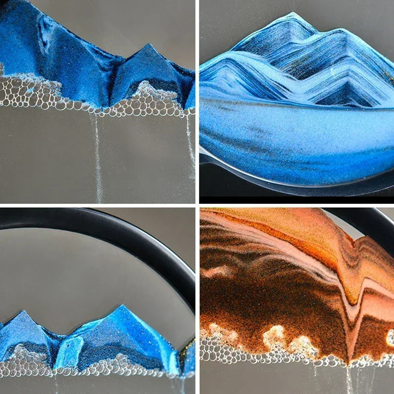 Round Sand Art Hourglass