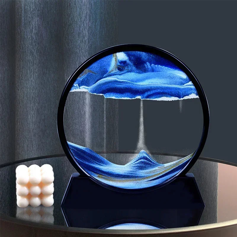 Round Sand Art Hourglass