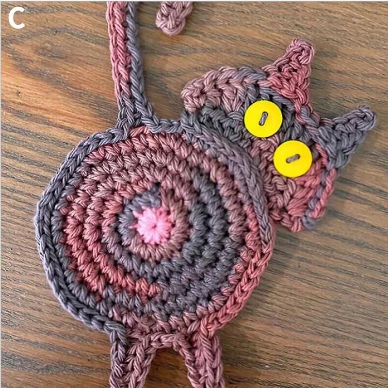 Cat Butt Cloth Coaster 😹