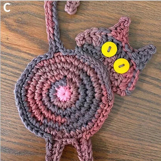Cat Butt Cloth Coaster 😹