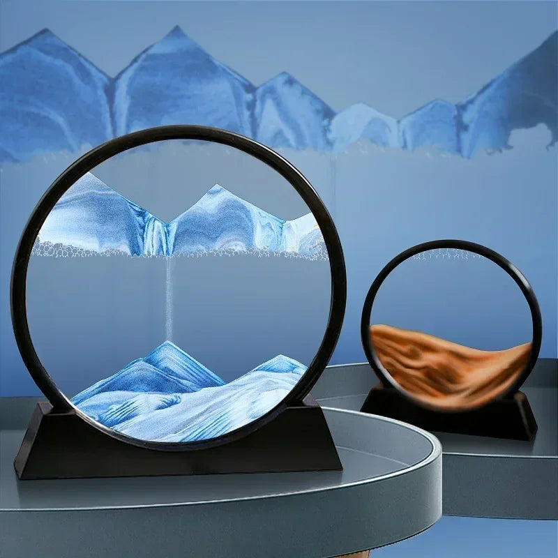 Round Sand Art Hourglass