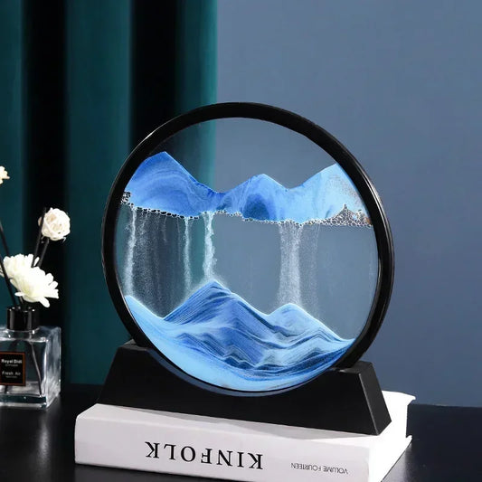Round Sand Art Hourglass