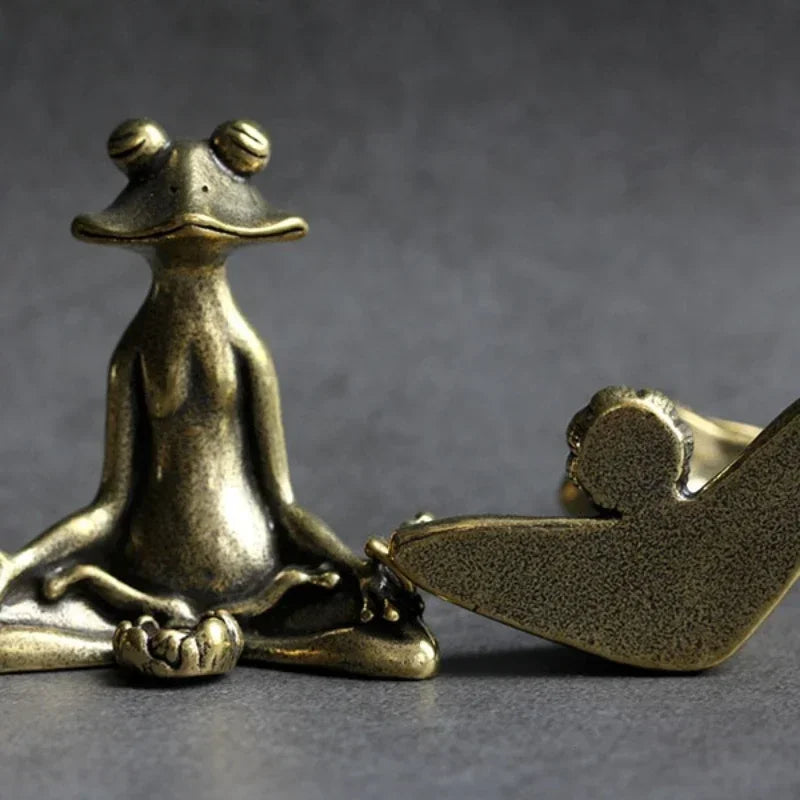 Copper Frog Incense Holder 🐸