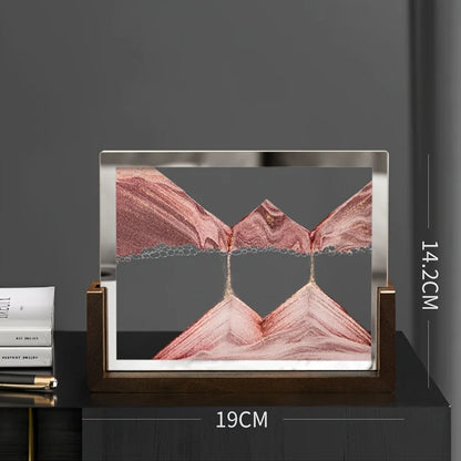 Tempered Glass Quicksand Hourglass