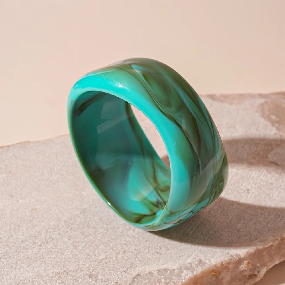 Bohemian Exaggerated Acrylic Bangles