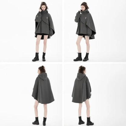Poncho Irregular Design Unisex Hoodie