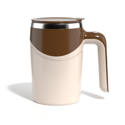Magnetized Self-Stirring Cup