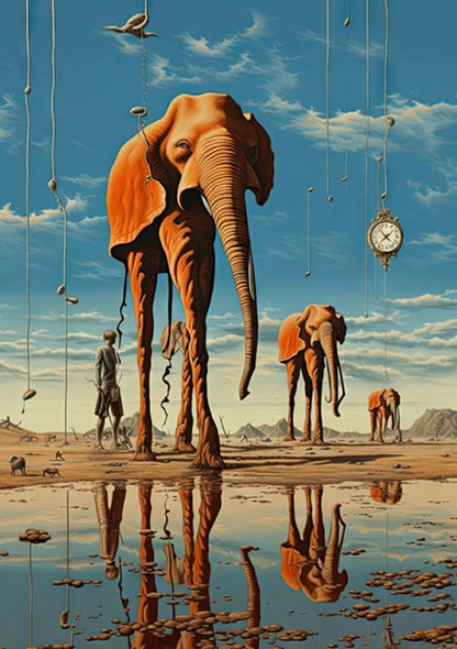 Surrealism DIY Famous Artwork By Salvador Dali