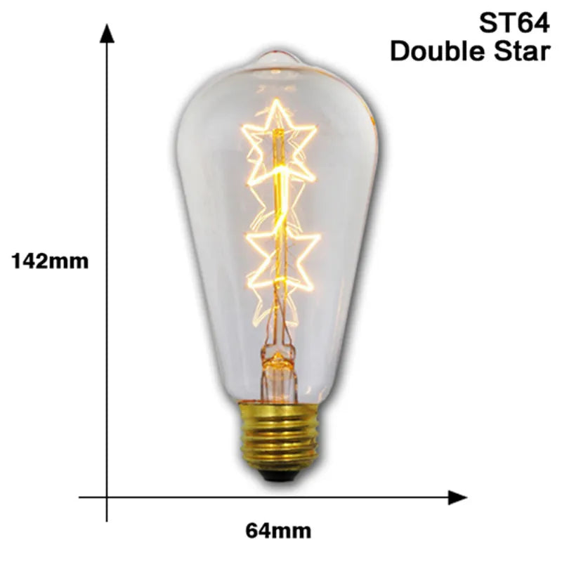 Edison Retro Lamp Incandescent light Bulb E27 220V/110V 40W 💡