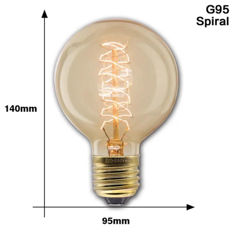 Edison Retro Lamp Incandescent light Bulb E27 220V/110V 40W 💡