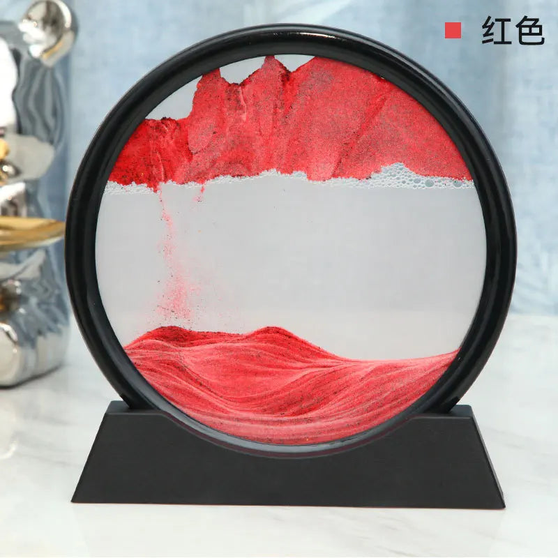 Round Sand Art Hourglass