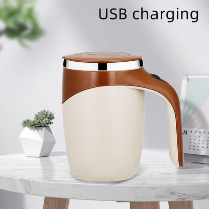 Magnetized Self-Stirring Cup