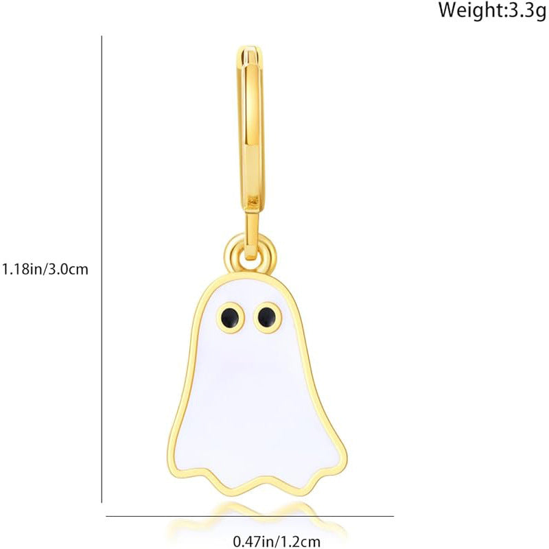 Ghost Loop Earrings 👻