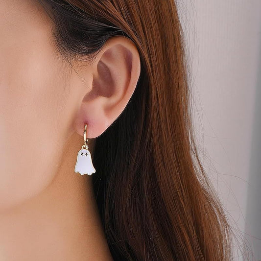 Ghost Loop Earrings 👻